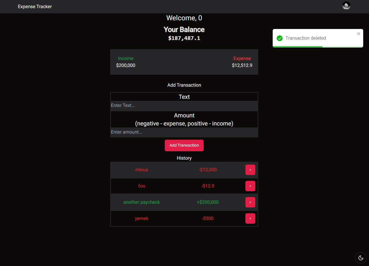 Expense Tracker